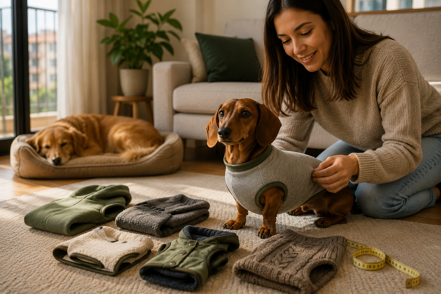 Roupinha para cachorro no apartamento