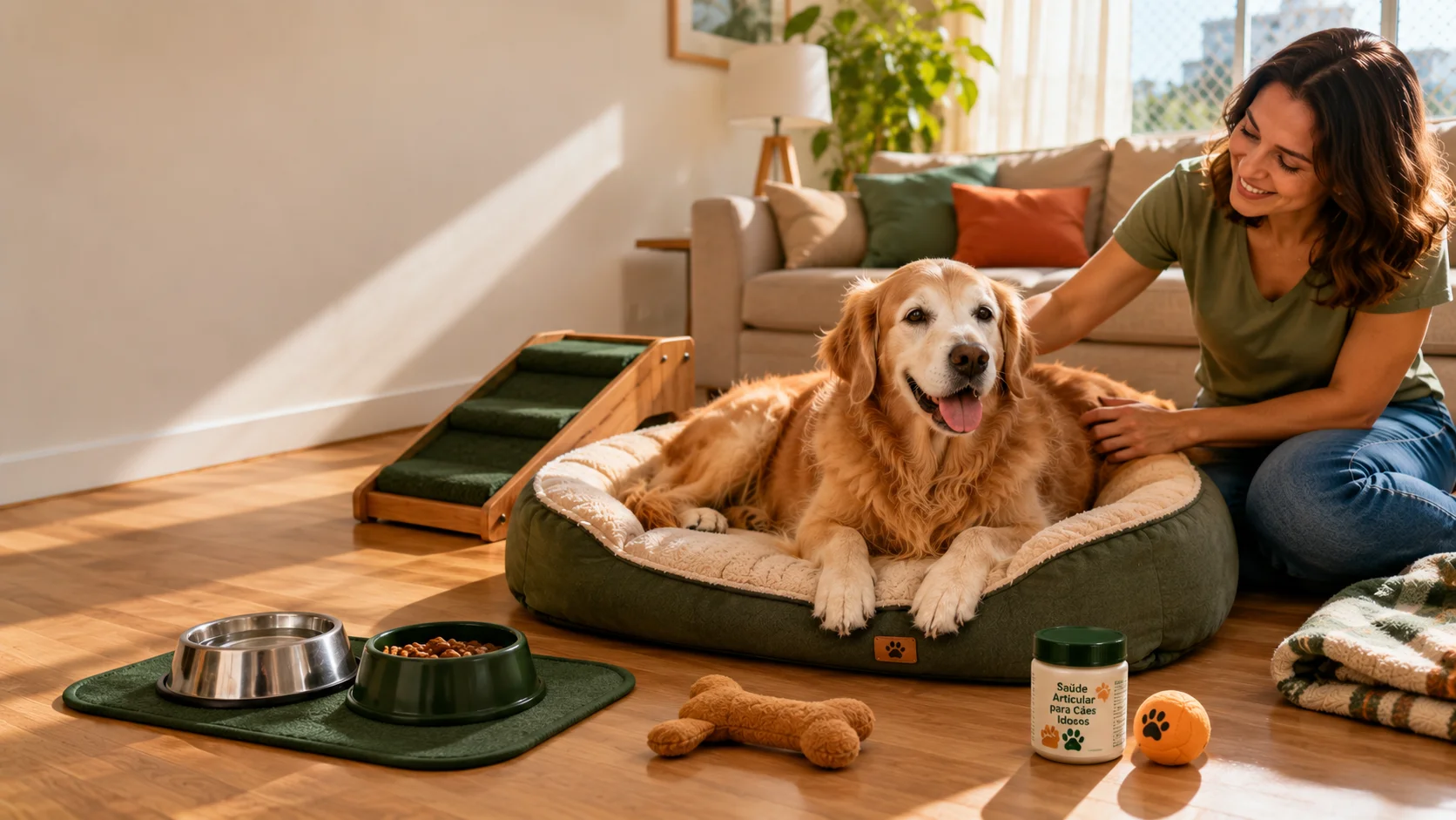 Cachorro Idoso em Apartamento: Cuidados Especiais, Adaptações e Como Garantir Qualidade de Vida
