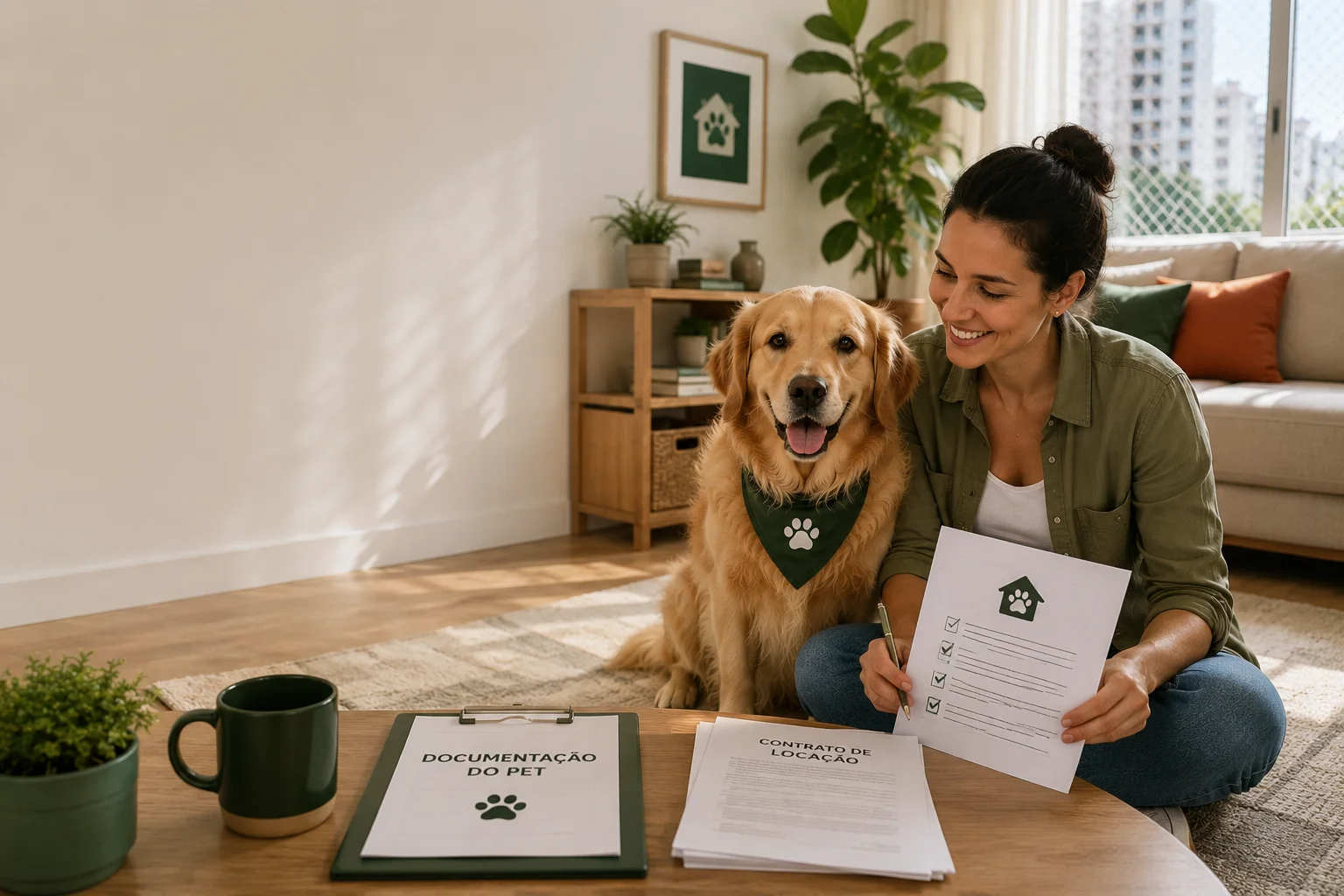 Cachorro em Apartamento Alugado: Direitos, Negociação com Proprietário e Como Documentar