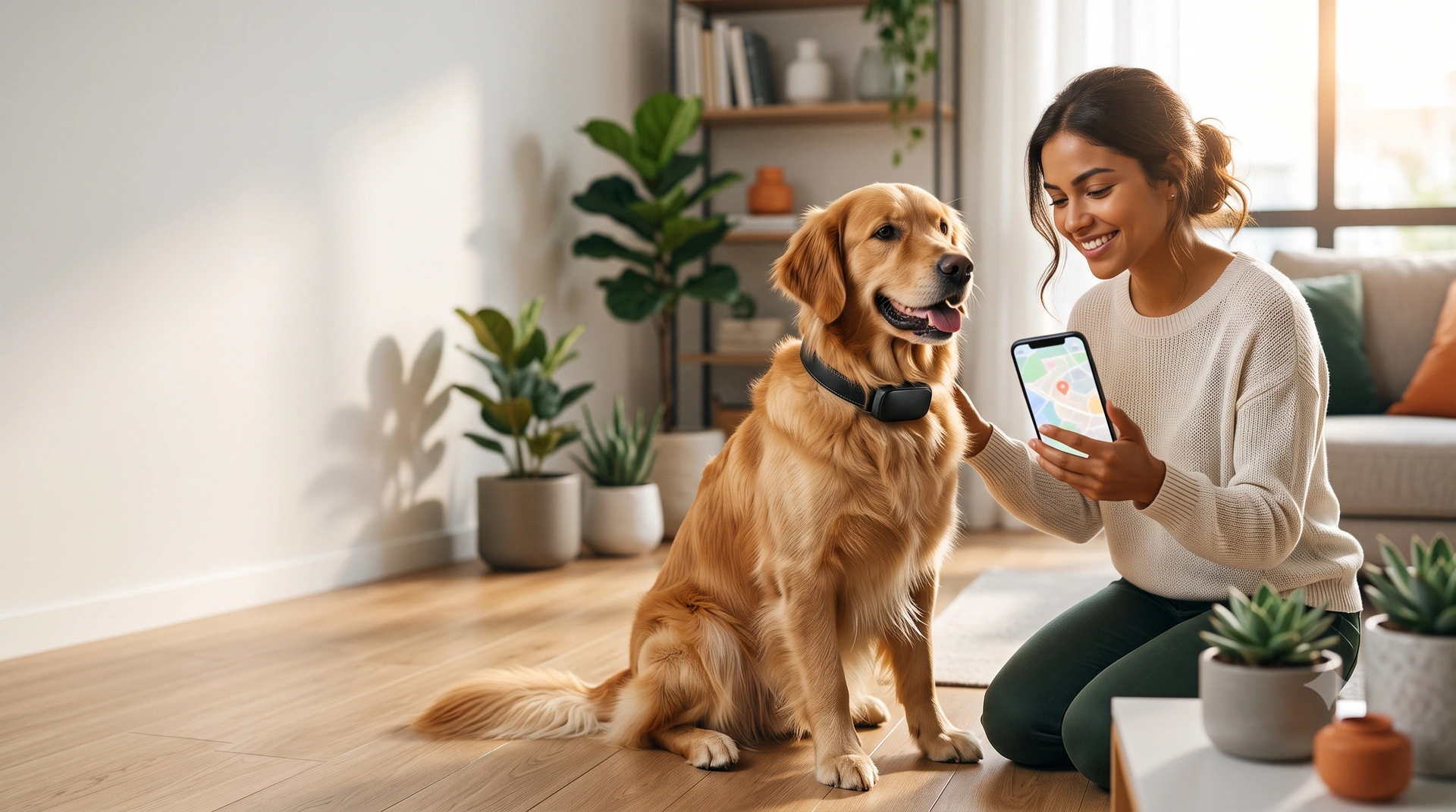 GPS para cachorro de apartamento