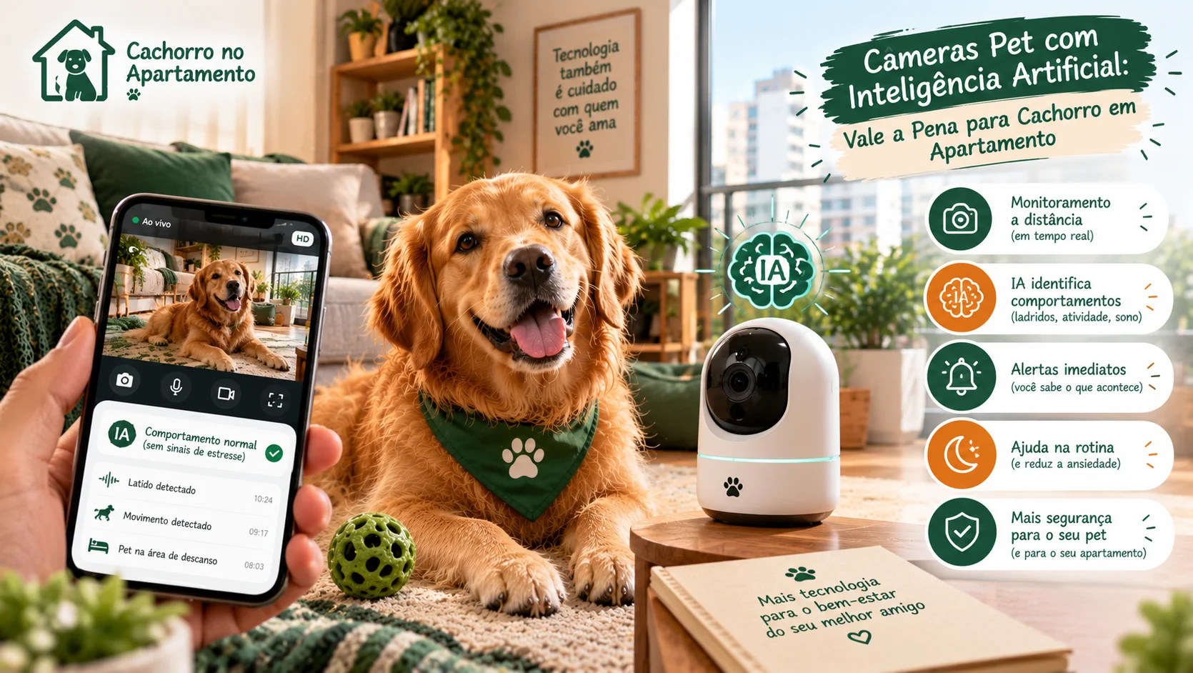 Câmeras Pet com Inteligência Artificial