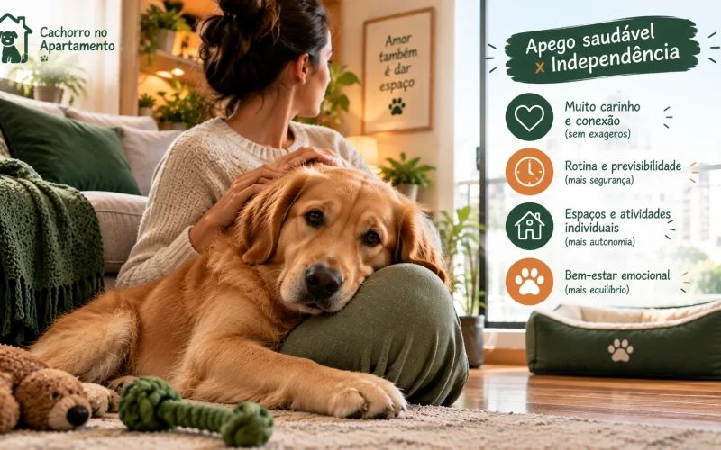 Cachorro Carente em Apartamento