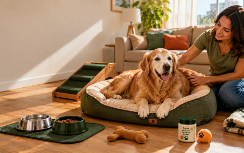 Cachorro Idoso em Apartamento: Cuidados Especiais, Adaptações e Como Garantir Qualidade de Vida
