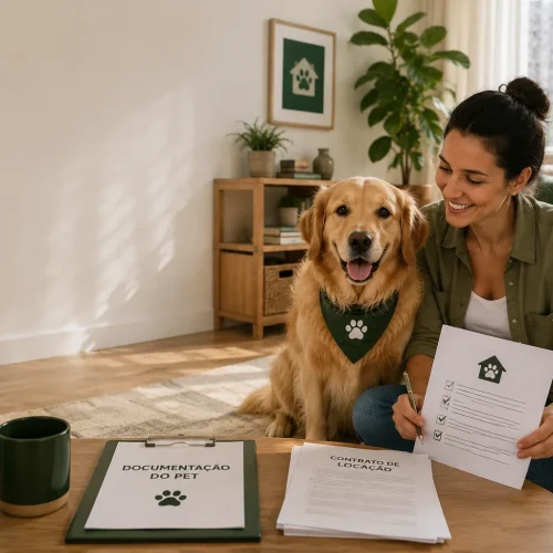 Cachorro em Apartamento Alugado: Direitos, Negociação com Proprietário e Como Documentar