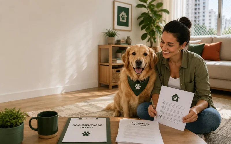 Cachorro em Apartamento Alugado: Direitos, Negociação com Proprietário e Como Documentar