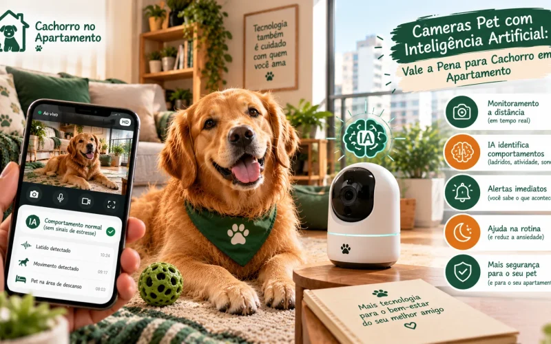Câmeras Pet com Inteligência Artificial