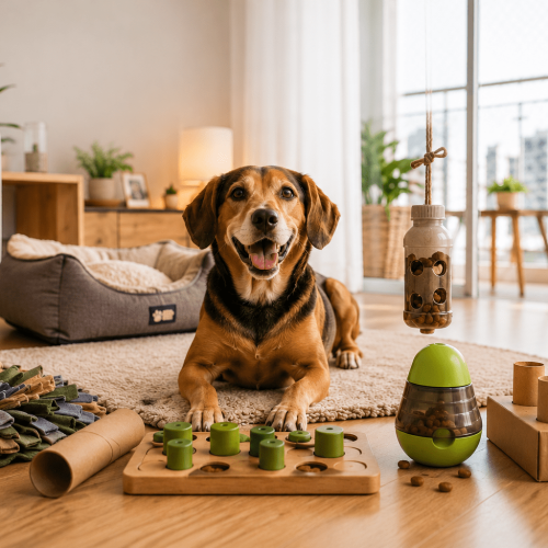 Enriquecimento Ambiental para Cães em Apartamento: Guia Completo com Ideias Caseiras e Produtos que Realmente Funcionam