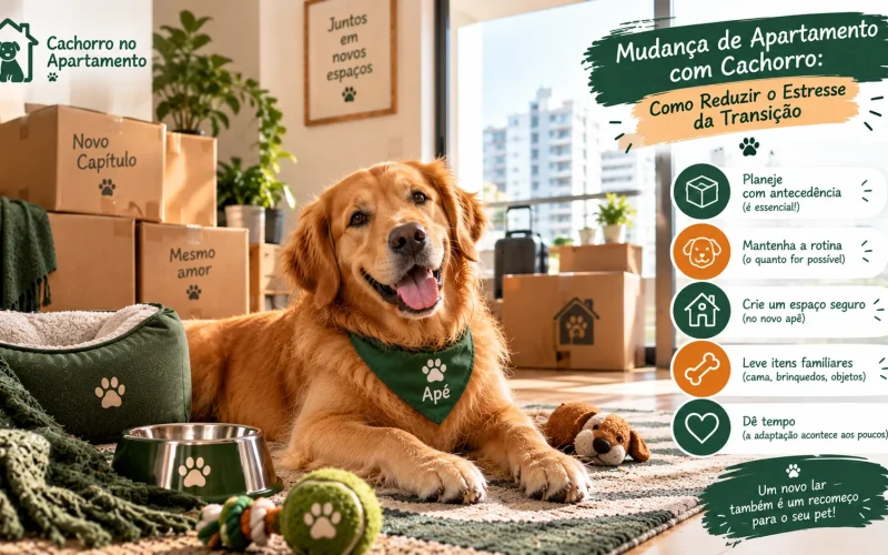 Mudança de Apartamento com Cachorro