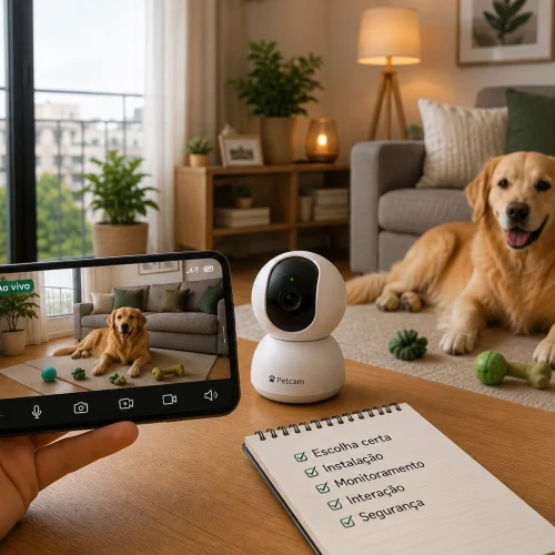 Câmera de segurança para cachorro wi-fi