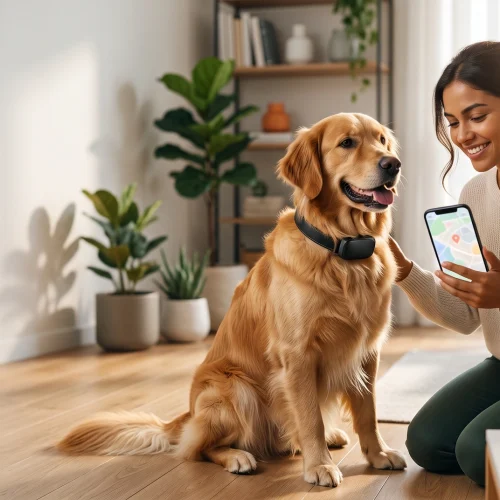 GPS para cachorro de apartamento