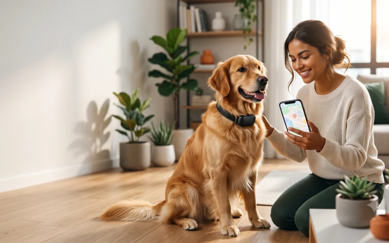 GPS para cachorro de apartamento
