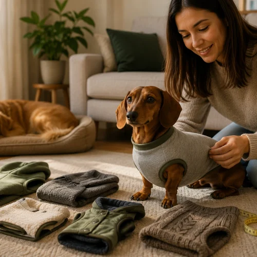 Roupinha para cachorro no apartamento