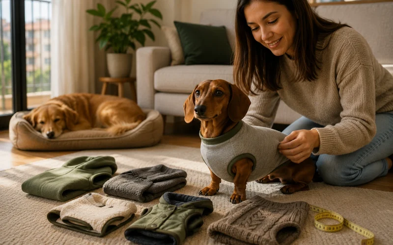 Roupinha para cachorro no apartamento