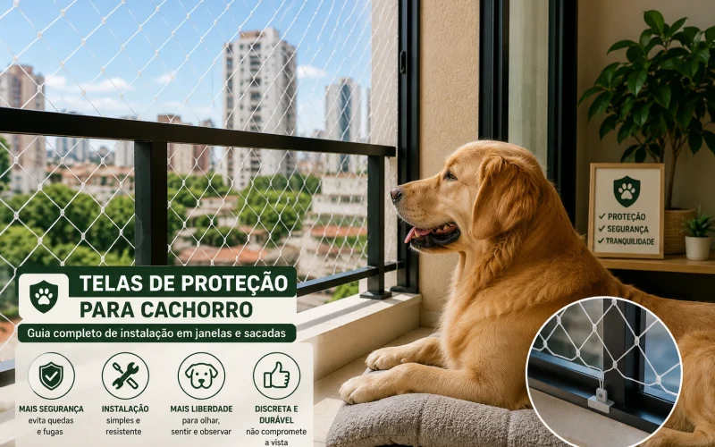 Telas de proteção para cachorro